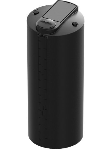 300 Gal ProChem® Potable Water Tanks - LPE 1.0 FDA - Black - Dia 34